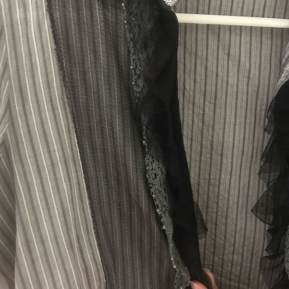 Gray Alberta Ferretti Top ASO Blair Waldorf on Gossip Girl Size 8 - Picture 2 of 16